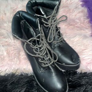 Black boots